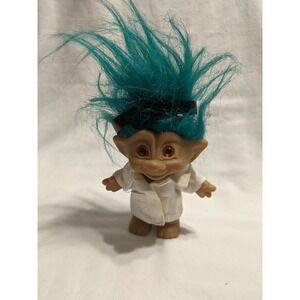 Vintage Ace Novelty Green Haired Troll Doll